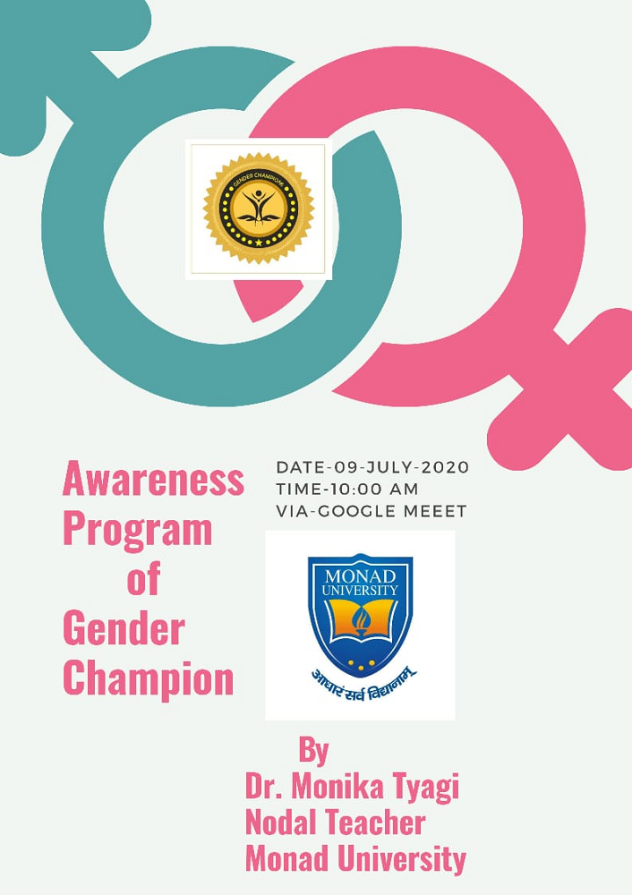 Gender Champion Committee Monad University